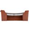 Linea Italia Reception Desk 107 in D X 46 in H, 11.8 ft W X Thermofused Laminate, Clear, Cherry ZUC318 - alternate 2